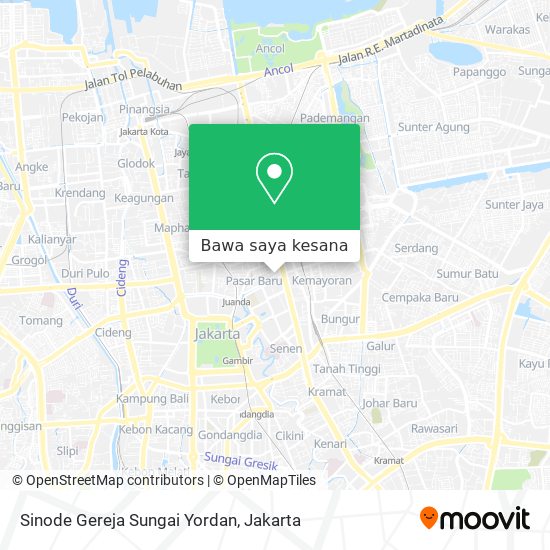 Peta Sinode Gereja Sungai Yordan