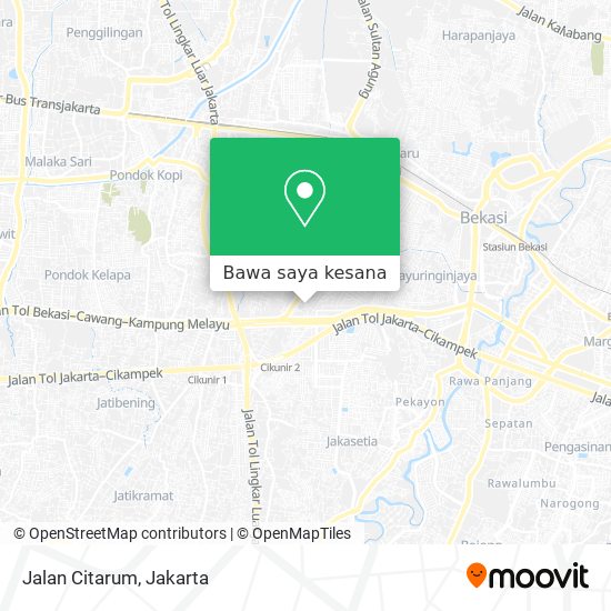 Peta Jalan Citarum