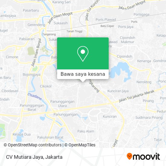 Peta CV Mutiara Jaya