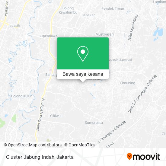 Peta Cluster Jabung Indah