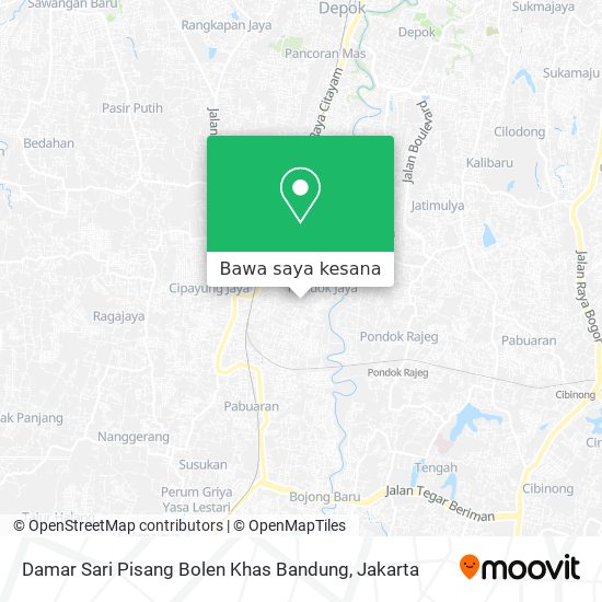 Peta Damar Sari Pisang Bolen Khas Bandung