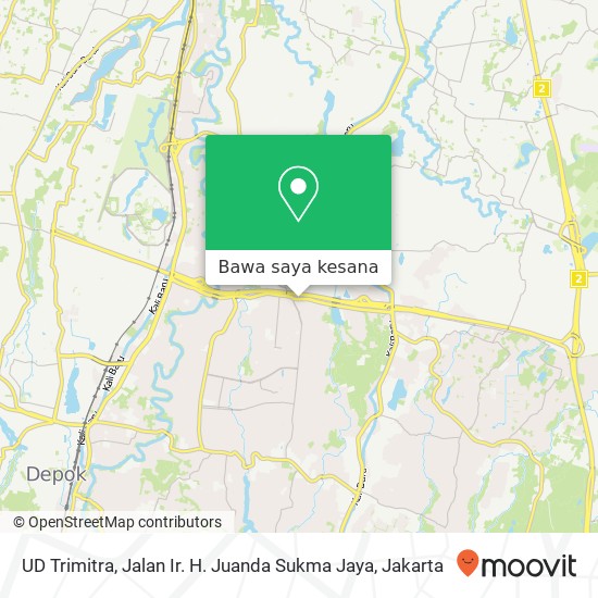 Peta UD Trimitra, Jalan Ir. H. Juanda Sukma Jaya