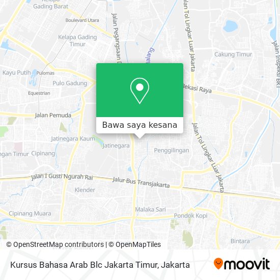 Peta Kursus Bahasa Arab Blc Jakarta Timur