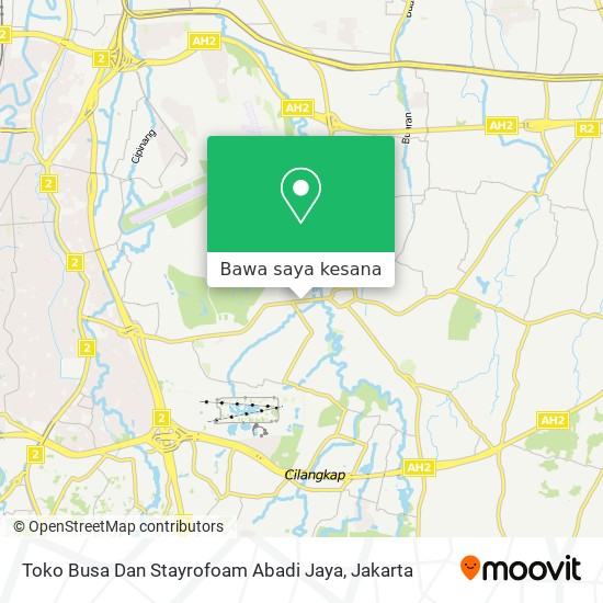 Peta Toko Busa Dan Stayrofoam Abadi Jaya