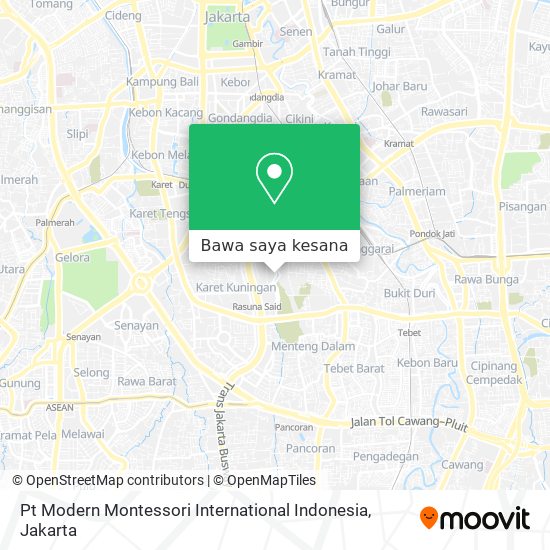 Peta Pt Modern Montessori International Indonesia