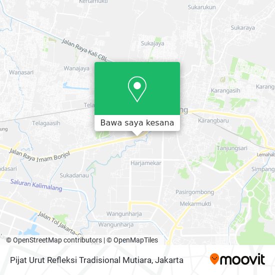 Peta Pijat Urut Refleksi Tradisional Mutiara