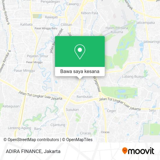 Peta ADIRA FINANCE