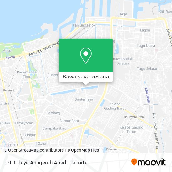 Peta Pt. Udaya Anugerah Abadi