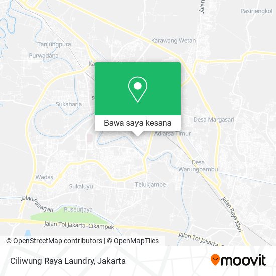 Peta Ciliwung Raya Laundry
