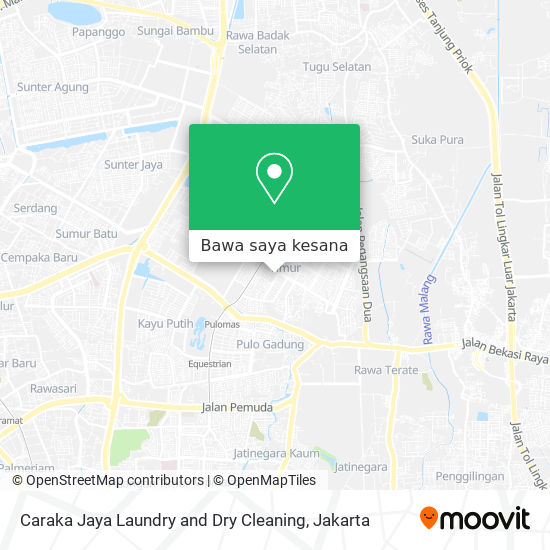 Peta Caraka Jaya Laundry and Dry Cleaning