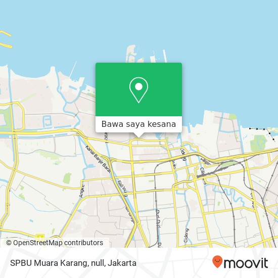 Peta SPBU Muara Karang, null