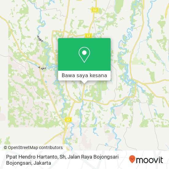 Peta Ppat Hendro Hartanto, Sh, Jalan Raya Bojongsari Bojongsari