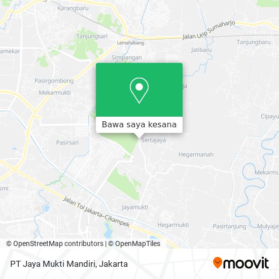 Peta PT Jaya Mukti Mandiri