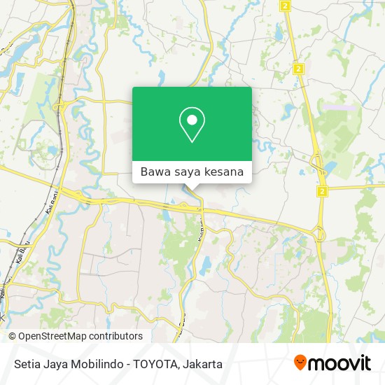 Peta Setia Jaya Mobilindo - TOYOTA