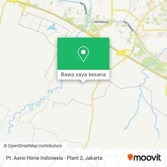 Peta Pt. Asno Horie Indonesia - Plant 2