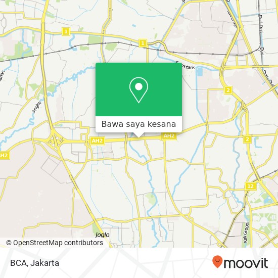 Peta BCA, Jalan Raya Perjuangan