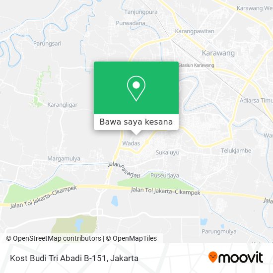 Peta Kost Budi Tri Abadi B-151