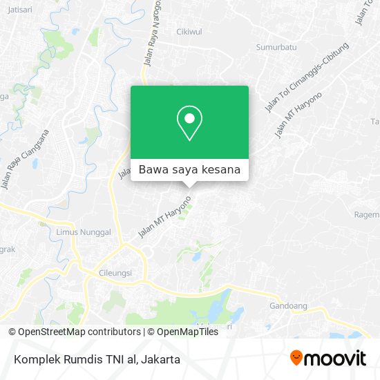 Peta Komplek Rumdis TNI al
