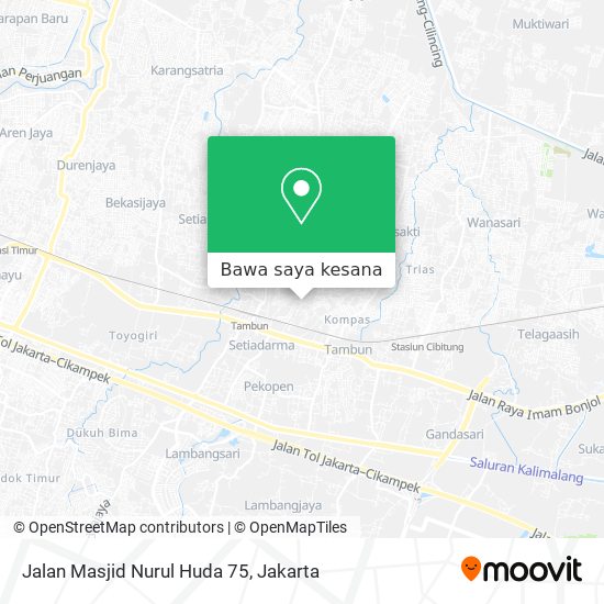 Peta Jalan Masjid Nurul Huda 75
