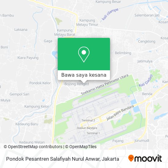 Peta Pondok Pesantren Salafiyah Nurul Anwar