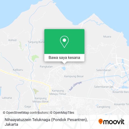 Peta Nihaayatuzzein Teluknaga (Pondok Pesantren)