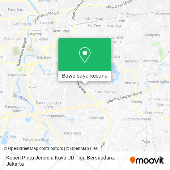 Peta Kusen Pintu Jendela Kayu UD Tiga Bersaudara