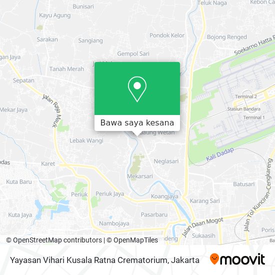 Peta Yayasan Vihari Kusala Ratna Crematorium