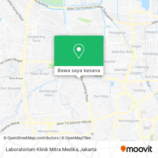 Peta Laboratorium Klinik Mitra Medika