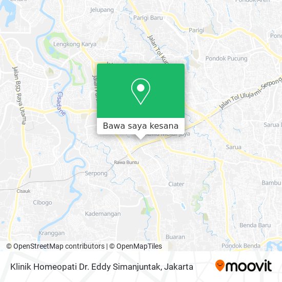 Peta Klinik Homeopati Dr. Eddy Simanjuntak