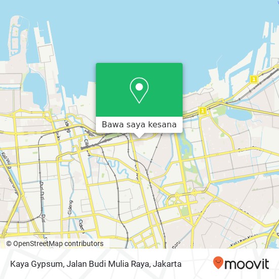 Peta Kaya Gypsum, Jalan Budi Mulia Raya