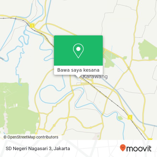 Peta SD Negeri Nagasari 3, Jalan R. K. Sastra Kusumah