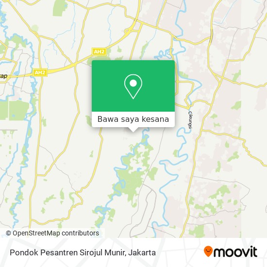 Peta Pondok Pesantren Sirojul Munir
