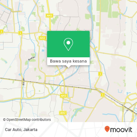 Peta Car Auto, Jalan Pulogebang