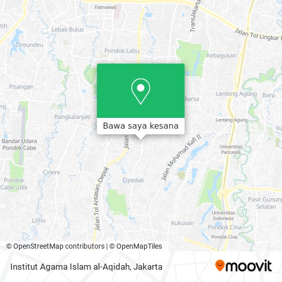 Peta Institut Agama Islam al-Aqidah