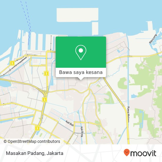 Peta Masakan Padang, Jalan Mahoni