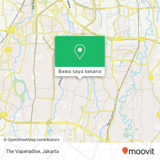 Peta The Vaperadise, Jalan Kemang Timur 63 Mampang Prapatan