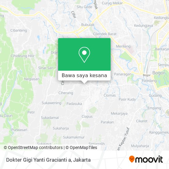 Peta Dokter Gigi Yanti Gracianti a