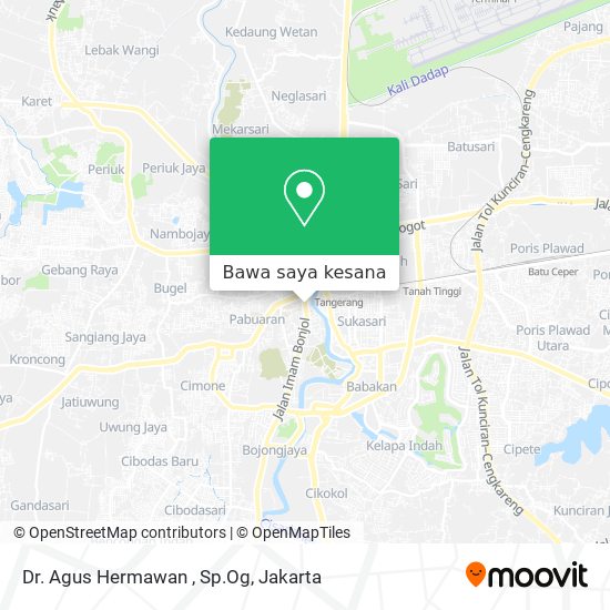 Peta Dr. Agus Hermawan , Sp.Og