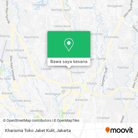 Peta Kharisma Toko Jaket Kulit