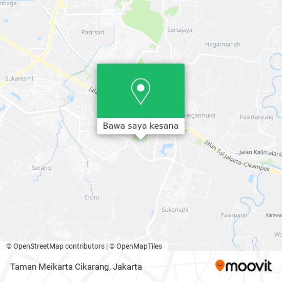 Peta Taman Meikarta Cikarang