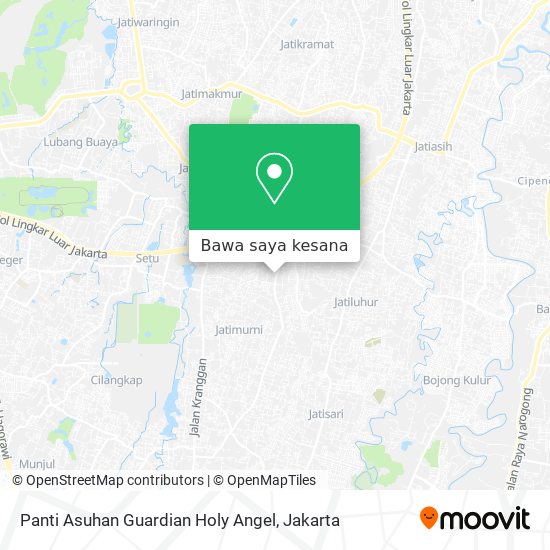 Peta Panti Asuhan Guardian Holy Angel