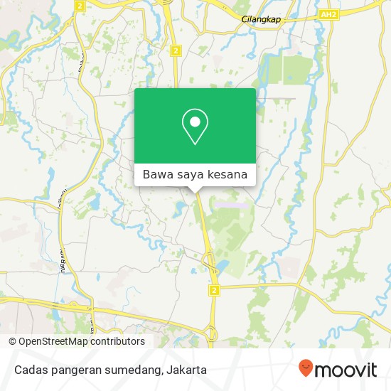 Peta Cadas pangeran sumedang