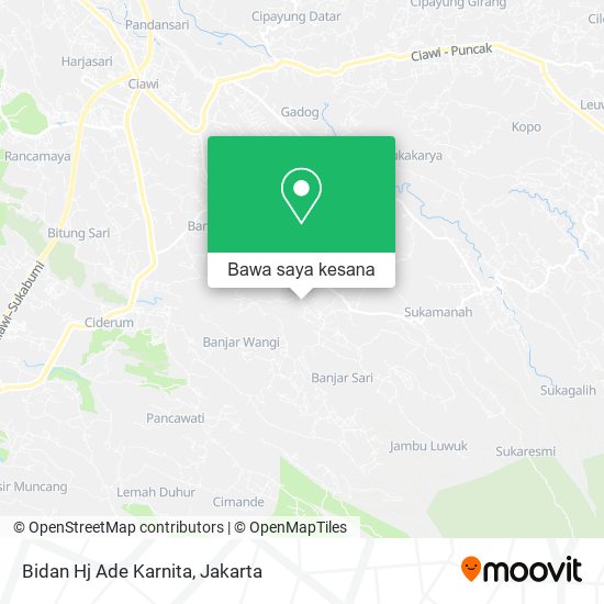 Peta Bidan Hj Ade Karnita