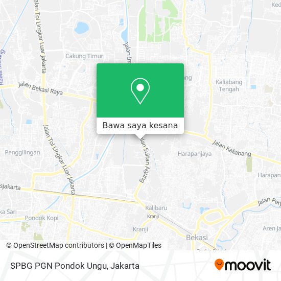 Peta SPBG PGN Pondok Ungu