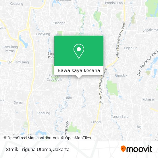 Peta Stmik Triguna Utama