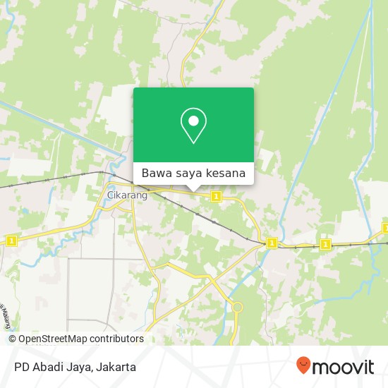 Peta PD Abadi Jaya, Jalan Gatot Subroto