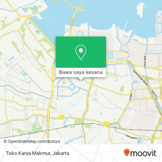 Peta Toko Karya Makmur, Jalan Kebon Jahe
