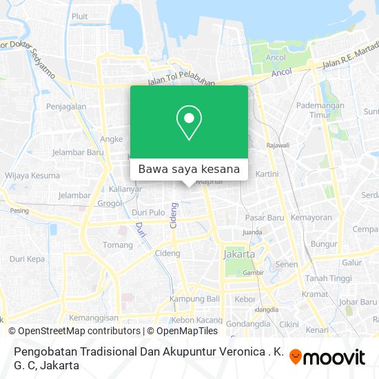 Peta Pengobatan Tradisional Dan Akupuntur Veronica . K. G. C