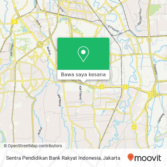 Peta Sentra Pendidikan Bank Rakyat Indonesia