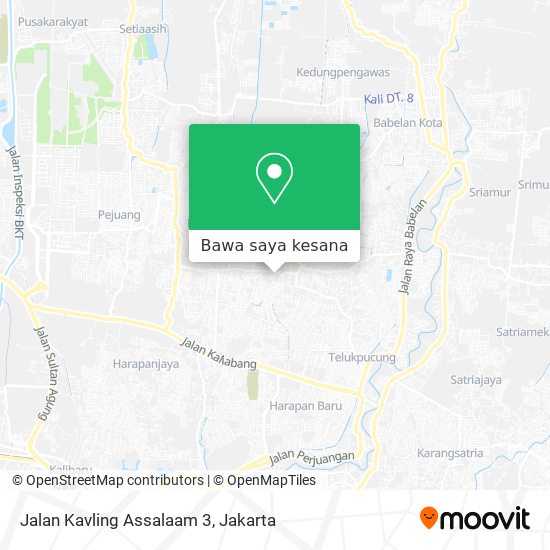 Peta Jalan Kavling Assalaam 3